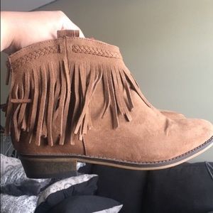 Target Mossimo Fringe Booties